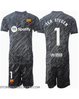 Barcelona Ter Stegen #1 Portiere Maglia Gara Terza Repliche 2024-25 Bambino